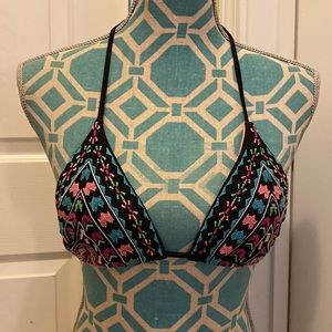 Beautifully Embroidered! Xhilaration brand Bikini Top.